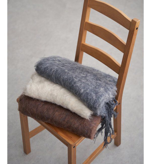 VENCE share style「起毛マフラー」|バンダナ・スカーフ|チャコール