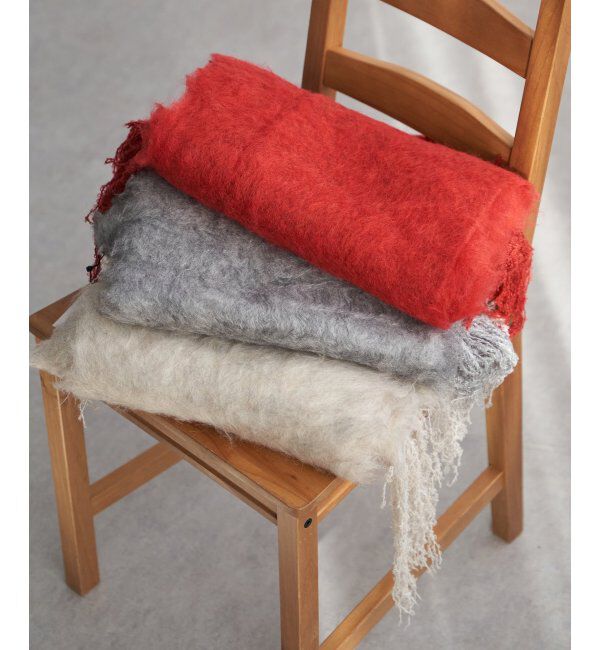 VENCE share style「起毛マフラー」|バンダナ・スカーフ|レッド