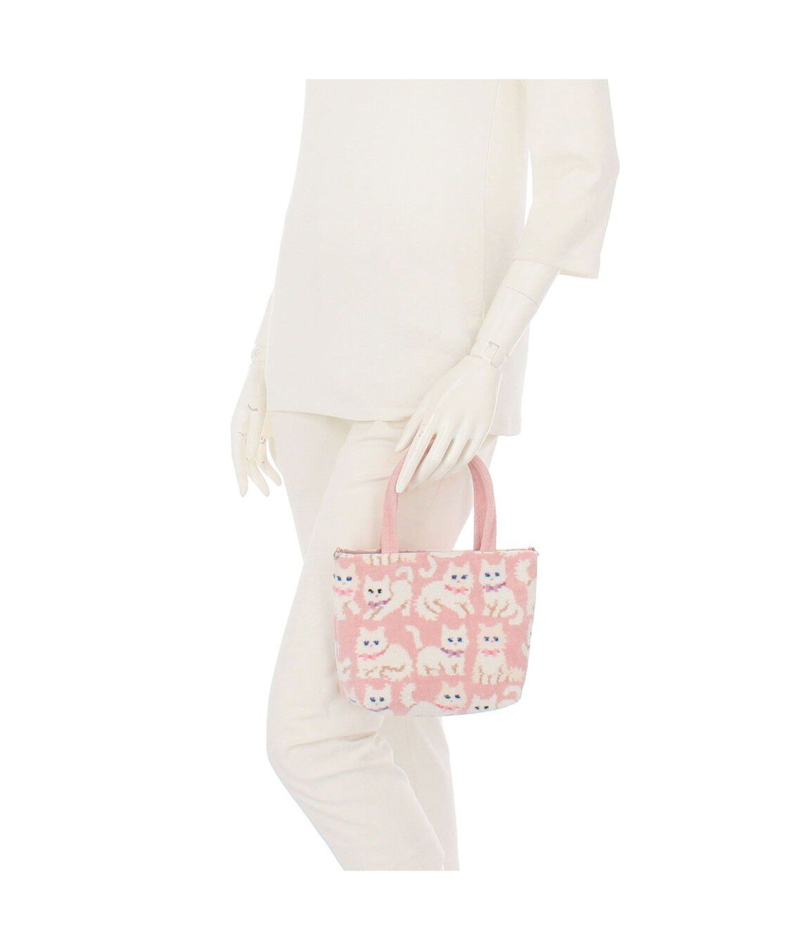 LOVERARY BY FEILER「モフモフネコチャン　バッグ　L/MNC-260285」|トートバッグ|