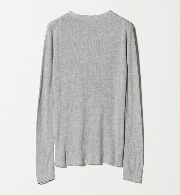 UNITED ARROWS「シルクリブ Vネック カーディガン」|カーディガン|