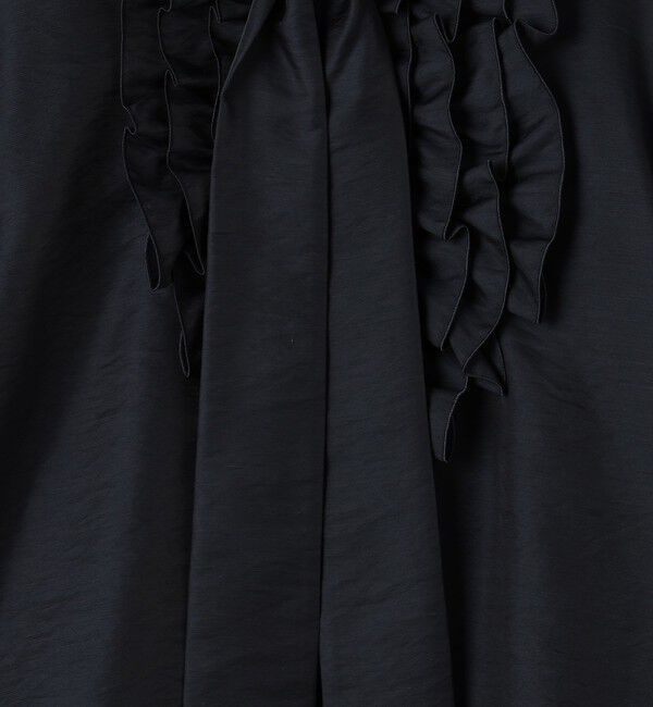 UNITED ARROWS「オーガンジー フリル＆ボウタイ ブラウス」|シャツ・ブラウス|