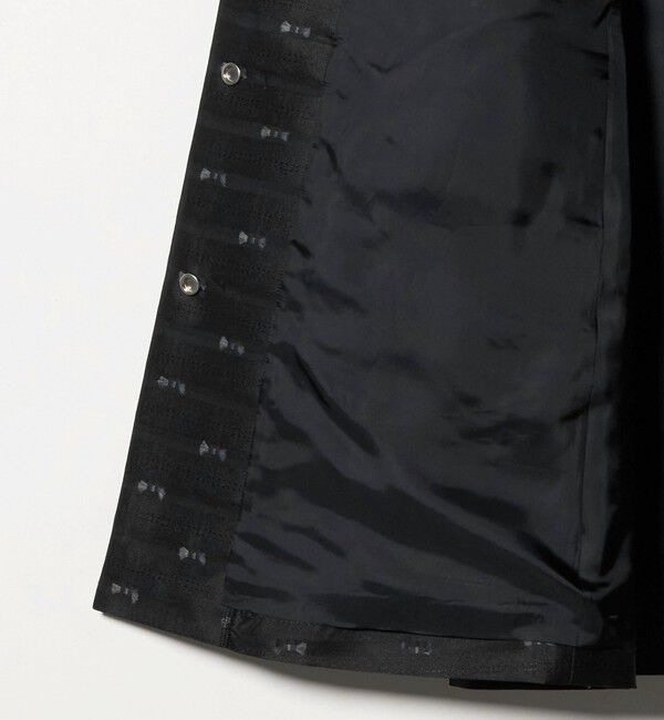 UNITED ARROWS「リボン カットジャガード コート」|ノーカラージャケット|