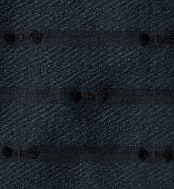 UNITED ARROWS「リボン カットジャガード コート」|ノーカラージャケット|