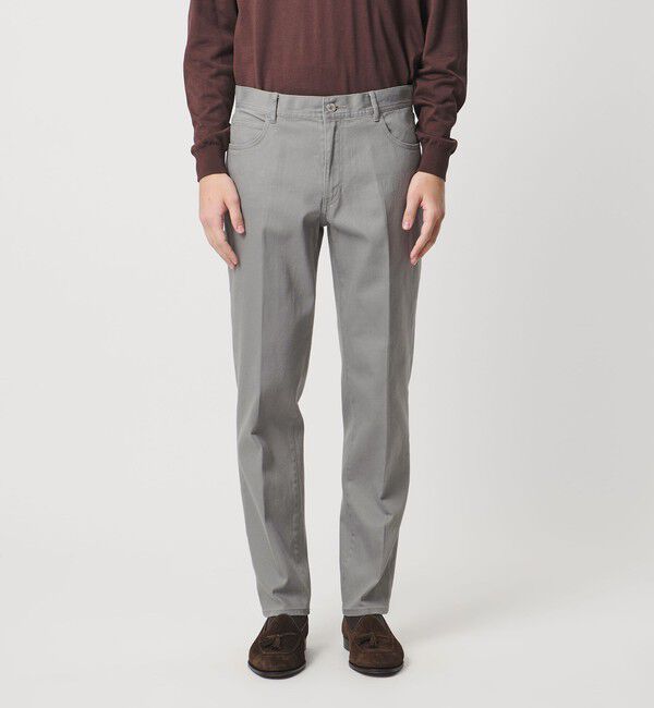 UNITED ARROWS「ドリル 5ポケット  ベーシック テーパード ノープリーツ パンツ」|チノ|