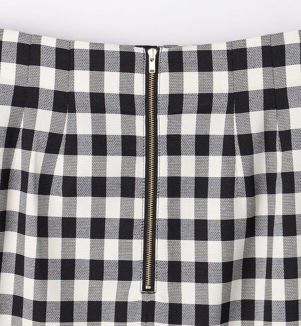 UNITED ARROWS green label relaxing「［size SHORTあり］キチントボトムス Iライン スリム タイト スカート ギンガムチェック」|タイト|