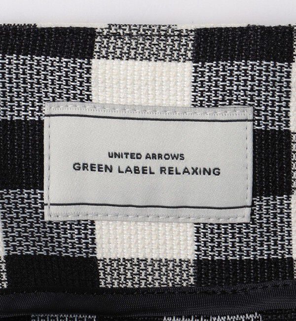 UNITED ARROWS green label relaxing「［size SHORTあり］キチントボトムス Iライン スリム タイト スカート ギンガムチェック」|タイト|