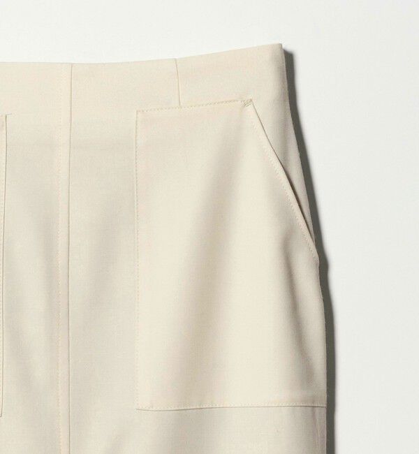 UNITED ARROWS green label relaxing「［size SHORT/TALLあり］キチントボトムス サキソニー Iライン スリム スカート」|タイト|