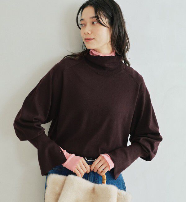 UNITED ARROWS green label relaxing「エブリタートルニット ウォッシャブル」|ニット・セーター|DK.BROWN