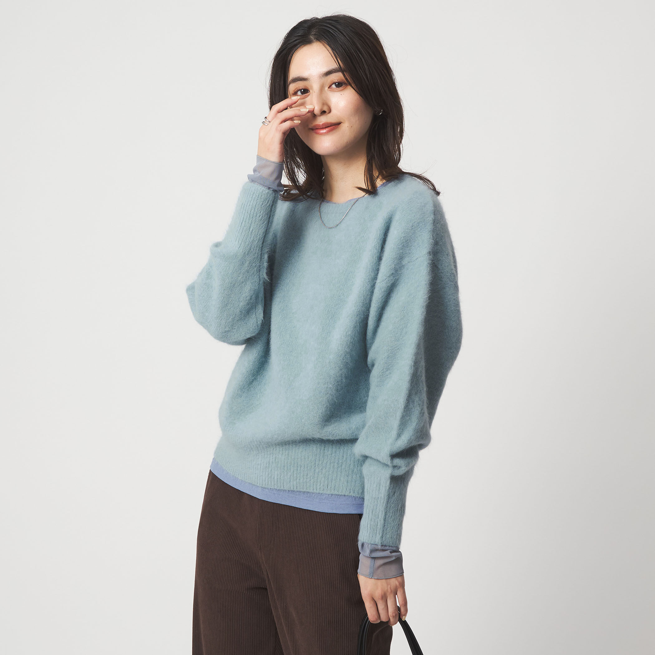 結論シリーズ】ふれてヘアリーニット（UNITED ARROWS green label