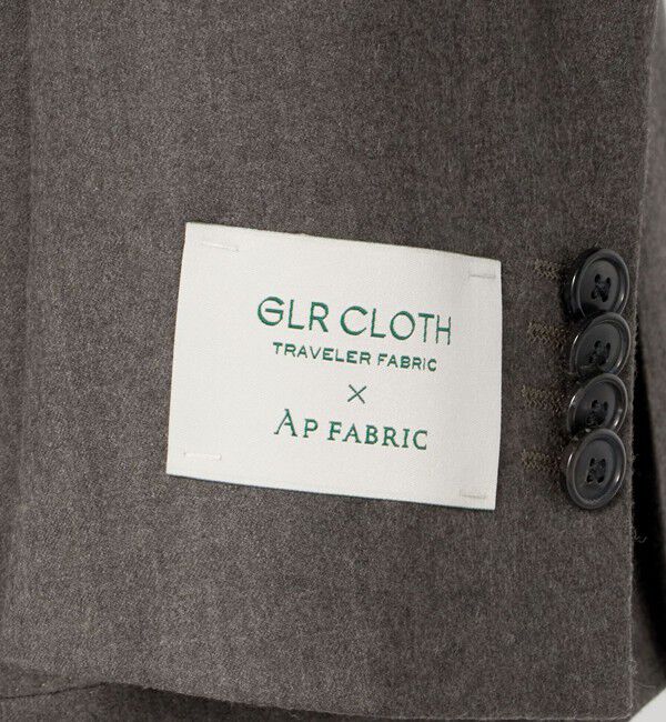 UNITED ARROWS green label relaxing「GLR CLOTH フラノ無地 2B RG ジャケット -ストレッチ-」|テーラードジャケット|