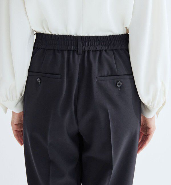 UNITED ARROWS green label relaxing「［size SHORT/TALLあり］パウドレ テーパード パンツ ウォッシャブル ストレッチ」|スラックス|