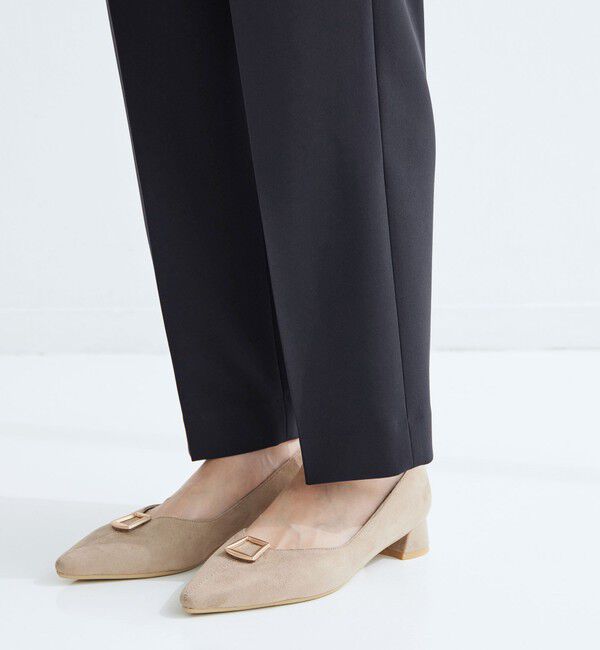 UNITED ARROWS green label relaxing「［size SHORT/TALLあり］パウドレ テーパード パンツ ウォッシャブル ストレッチ」|スラックス|