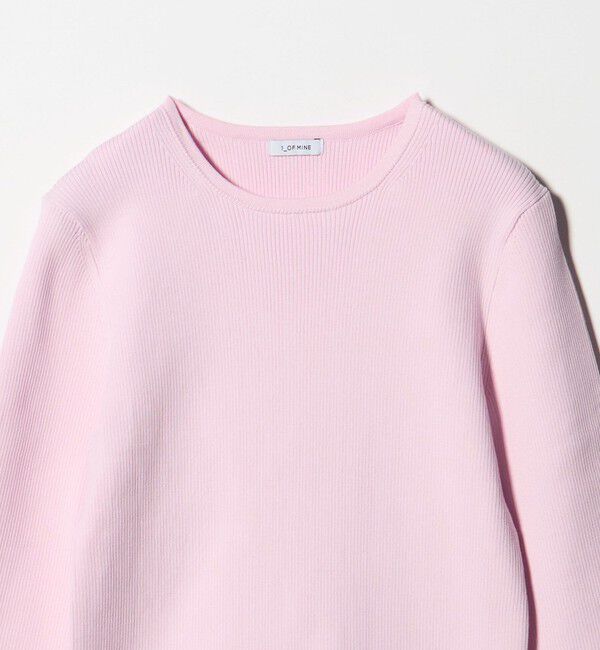UNITED ARROWS green label relaxing「＜1_OF MINE＞リブ クルーネック プルオーバー ニット ウォッシャブル」|ニット・セーター|