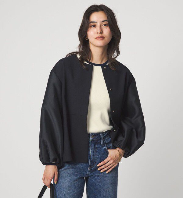 UNITED ARROWS green label relaxing「＜1_OF MINE＞リブ クルーネック プルオーバー ニット ウォッシャブル」|ニット・セーター|