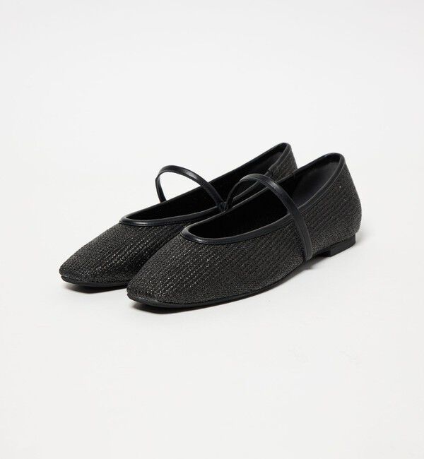 UNITED ARROWS green label relaxing「スクエアストラップ フラットシューズ」|パンプス|