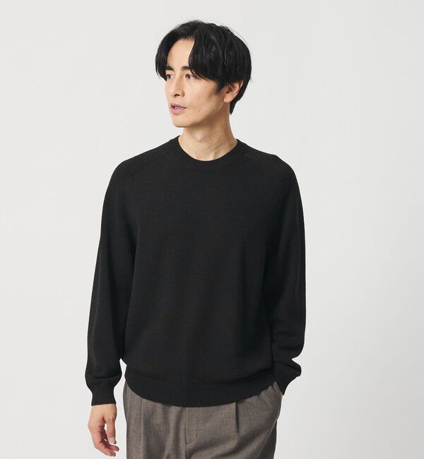 BEAUTY&YOUTH UNITED ARROWS「7ゲージ ファイン MRN クルーネック ニット 手洗い可能」|ニット・セーター|