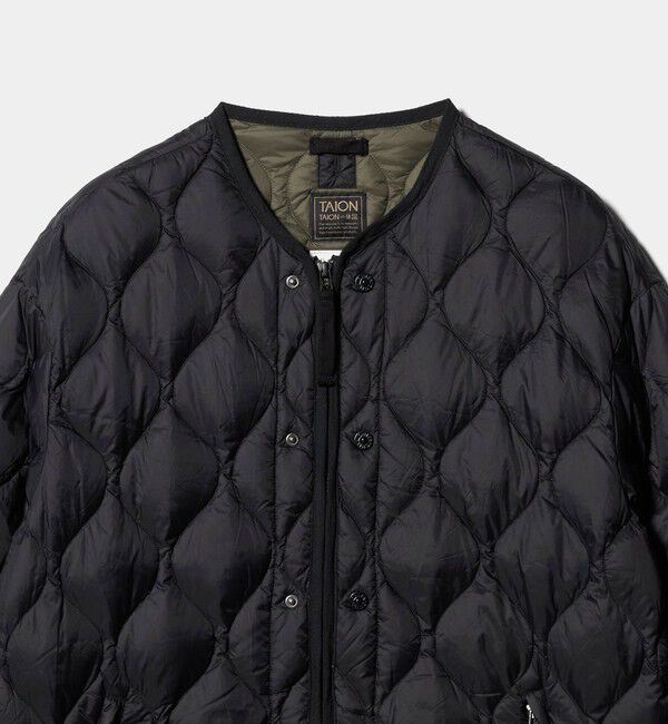 BEAUTY&YOUTH UNITED ARROWS「＜TAION＞ミリタリー M65 ライナー Wジップ ショート ダウンジャケット」|ダウン|