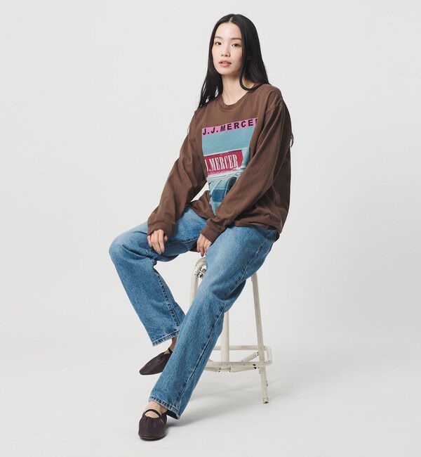 BEAUTY&YOUTH UNITED ARROWS「【別注】＜J.Jmercer＞プリント ロングスリーブTシャツ」|Tシャツ・カットソー|MOCA