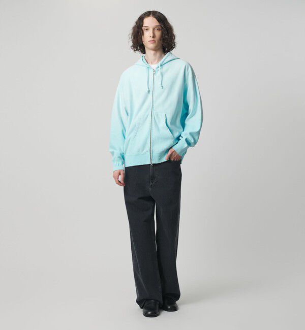 MONKEY TIME「サンフェード フレンチテリー フルジップ フーディー」|カーディガン|