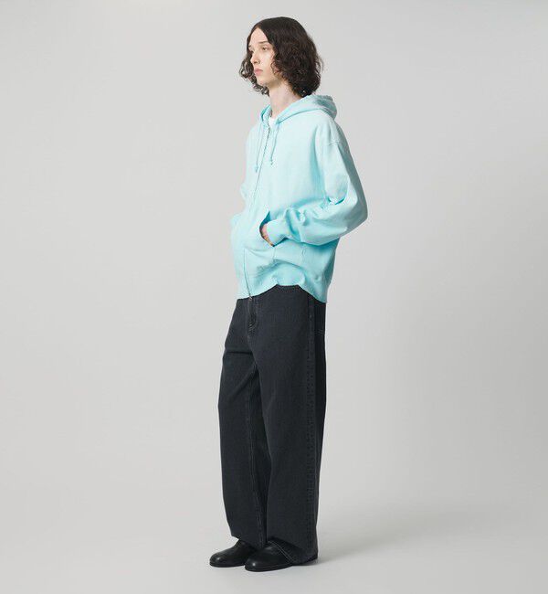 MONKEY TIME「サンフェード フレンチテリー フルジップ フーディー」|カーディガン|