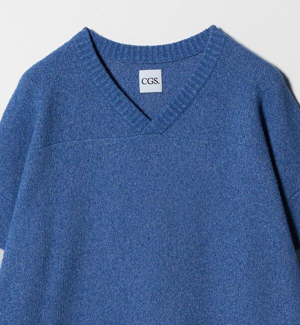 California General Store「＜CGS.＞Wジャガード フットボール ニット」|ニット・セーター|