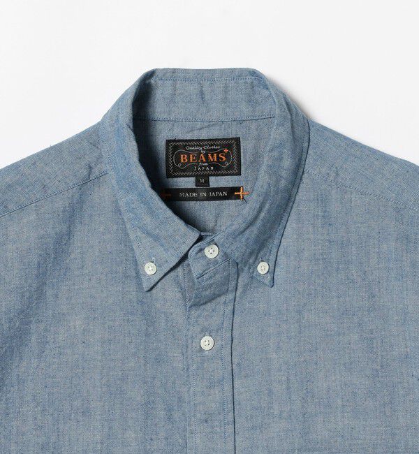 BEAMS PLUS「BEAMS PLUS / シャンブレー ボタンダウン シャツ」|シャツ・ブラウス|