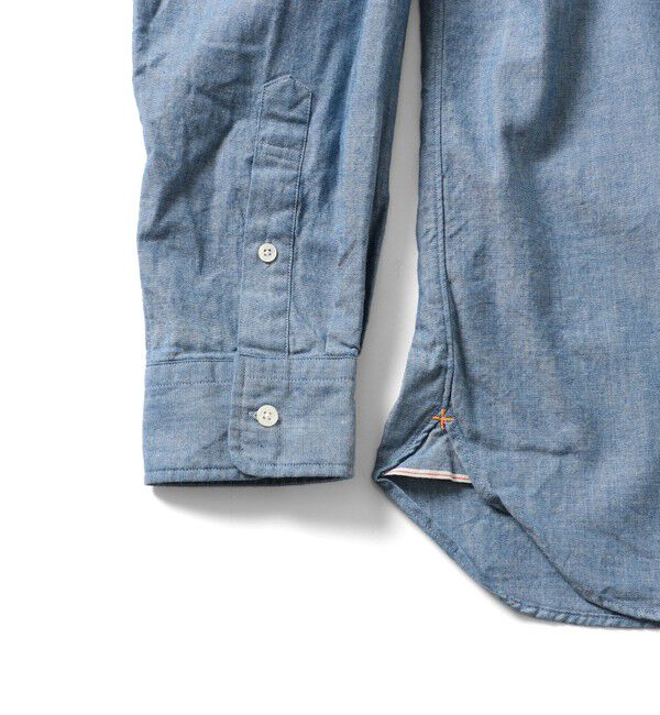 BEAMS PLUS「BEAMS PLUS / シャンブレー ボタンダウン シャツ」|シャツ・ブラウス|