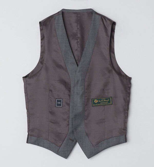 SHIPS「SHIPS: LORO PIANA FABRIC オーストラリス シャークスキン ベスト」|ベスト・ジレ|