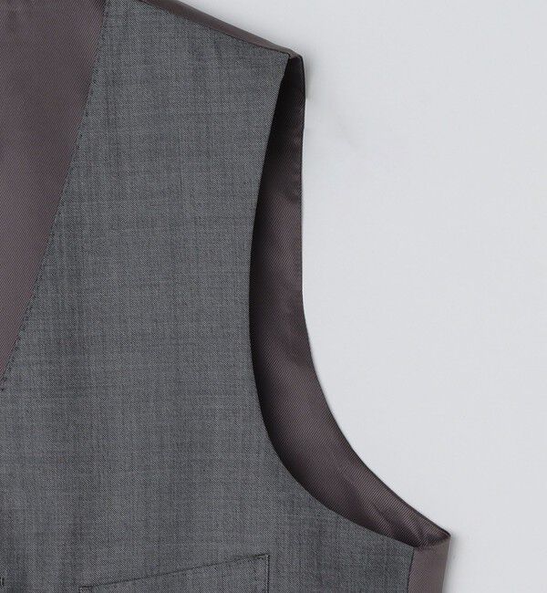 SHIPS「SHIPS: LORO PIANA FABRIC オーストラリス シャークスキン ベスト」|ベスト・ジレ|