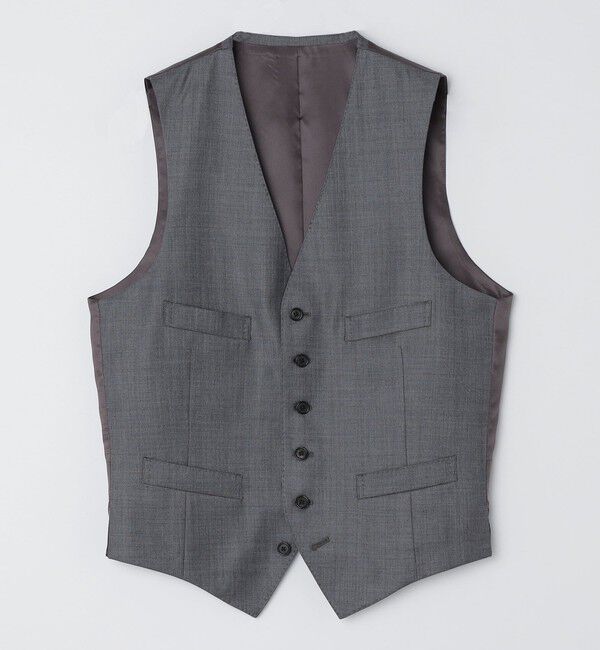 SHIPS「SHIPS: LORO PIANA FABRIC オーストラリス シャークスキン ベスト」|ベスト・ジレ|