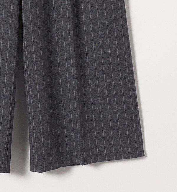 quaranciel「quaranciel:〈洗濯機可能〉ストライプ ハイウエスト ワイドパンツ」|その他|