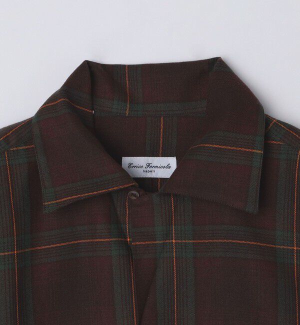 SHIPS「【SHIPS別注】Errico Formicola: ブロックチェック オーバーシャツ」|シャツ・ブラウス|