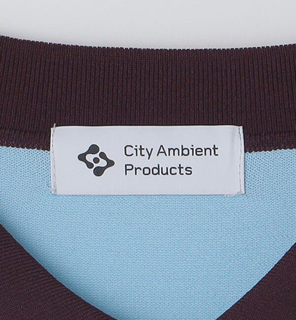 SHIPS「City Ambient Products:〈手洗い可能〉14ゲージ レーヨン ナイロン ワンポイント ニットポロ」|ニット・セーター|