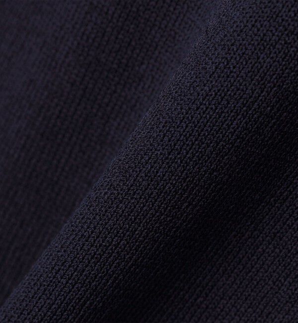 SHIPS「City Ambient Products:〈手洗い可能〉14ゲージ レーヨン ナイロン ワンポイント ニットポロ」|ニット・セーター|