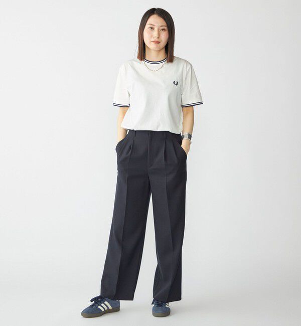 SHIPS「【SHIPS別注】FRED PERRY: M1588 TWIN TIPPED Tシャツ」|Tシャツ・カットソー|