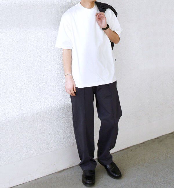 SHIPS any「SHIPS any: SOLOTEX(R) バックピケ スロープネック ジャケット Tシャツ◇」|Tシャツ・カットソー|