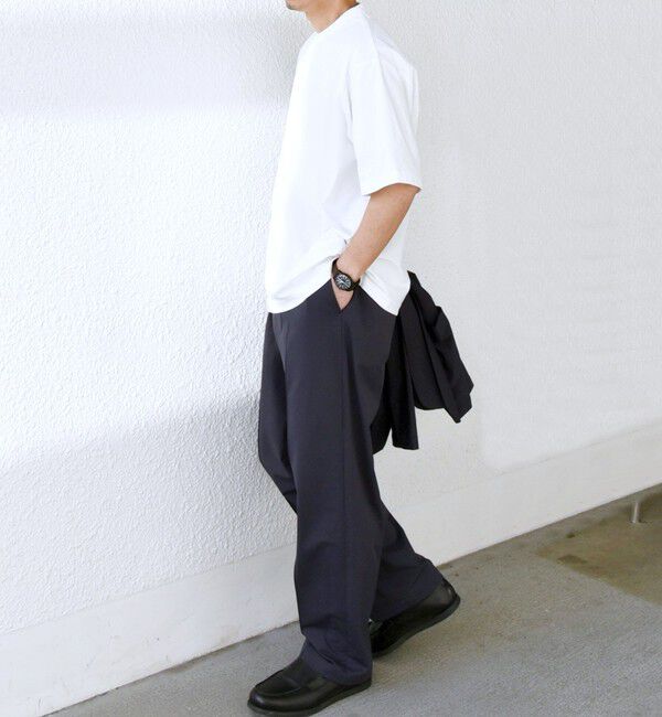 SHIPS any「SHIPS any: SOLOTEX(R) バックピケ スロープネック ジャケット Tシャツ◇」|Tシャツ・カットソー|