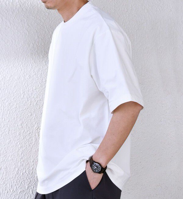 SHIPS any「SHIPS any: SOLOTEX(R) バックピケ スロープネック ジャケット Tシャツ◇」|Tシャツ・カットソー|