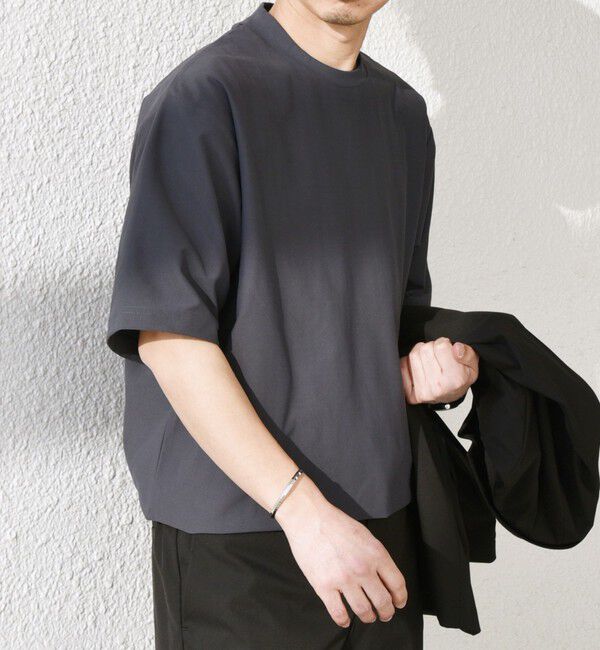 SHIPS any「SHIPS any: SOLOTEX(R) バックピケ スロープネック ジャケット Tシャツ◇」|Tシャツ・カットソー|