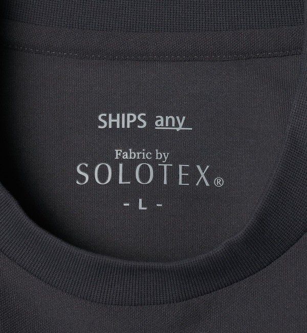 SHIPS any「SHIPS any: SOLOTEX(R) バックピケ スロープネック ジャケット Tシャツ◇」|Tシャツ・カットソー|