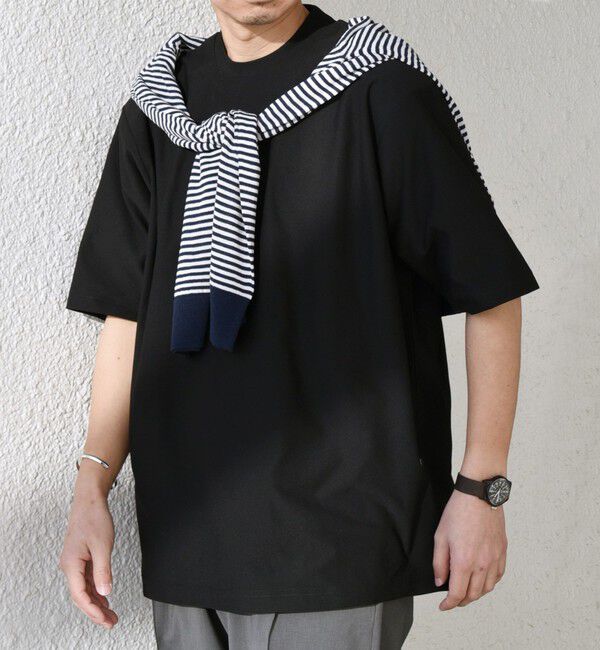 SHIPS any「SHIPS any: SOLOTEX(R) バックピケ スロープネック ジャケット Tシャツ◇」|Tシャツ・カットソー|