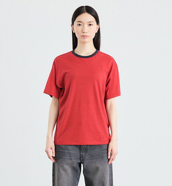 SHIPS「City Ambient Products: T/C/R コンパクト リンガー Tシャツ」|Tシャツ・カットソー|