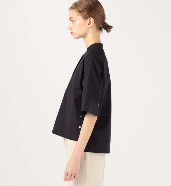 TOMORROWLAND collection「コットントロピカル サイドスリットブラウス」|シャツ・ブラウス|