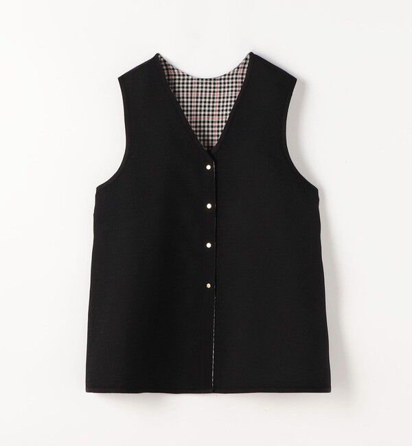 TOMORROWLAND collection「タッターギンガムリバー 4-wayジレ」|ベスト・ジレ|