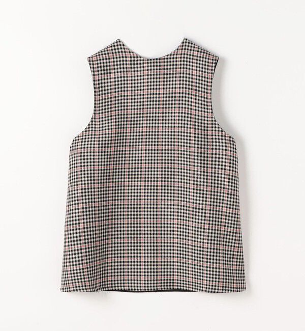 TOMORROWLAND collection「タッターギンガムリバー 4-wayジレ」|ベスト・ジレ|