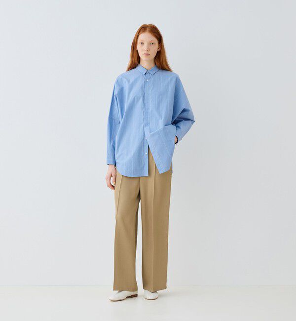 GALERIE VIE「シルキートリコチン ストレートパンツ」|その他|