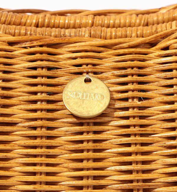 SOULEIADO「SOULEIADO ラタン サークルバッグ」|かごバッグ|