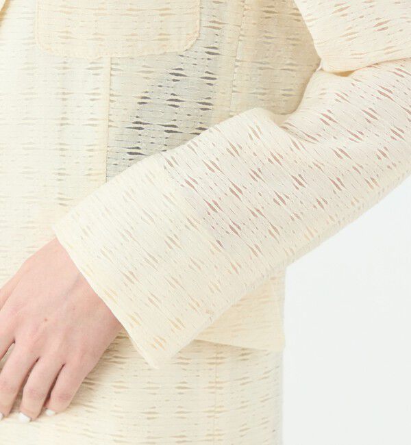 Ballsey「シアーオーバル テーラードジャケット」|テーラードジャケット|