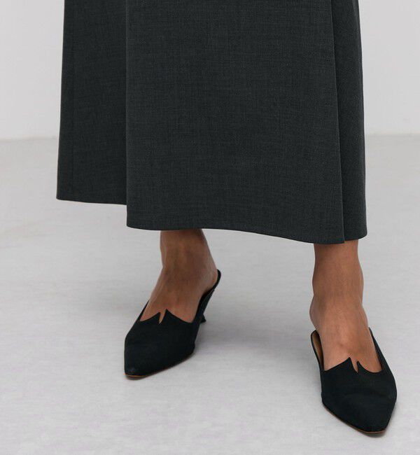 BACCA「ウールトロピカル フレアスカート」|スカート|