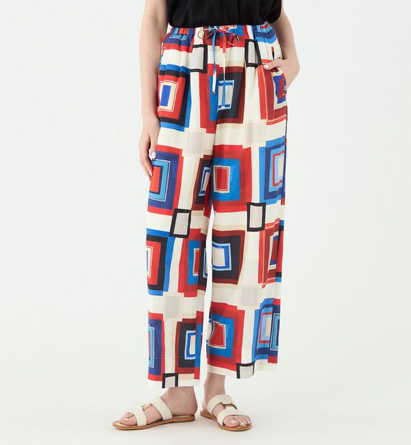 Ballsey「スキームプリント ドロストワイドパンツ」|その他|